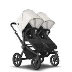 Bugaboo Donkey 5 Twin Black - Midnight Black - Misty White 6 Bugaboo Donkey 5 Twin Black - Midnight Black - Misty White -Babyproducten Verkoopwinkel bugboo donkey 5 twin black midnight black misty white 7