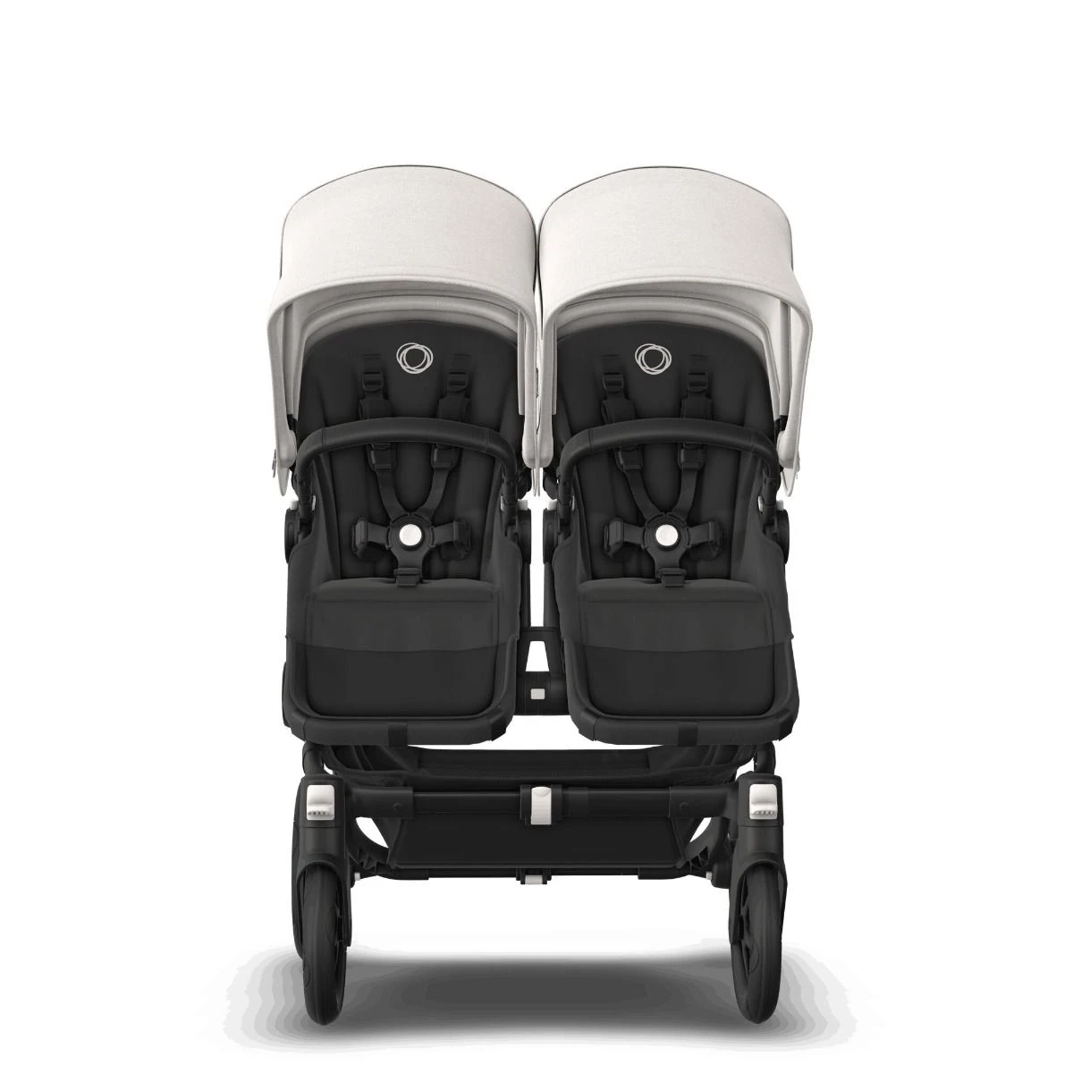 Bugaboo Donkey 5 Twin Black - Midnight Black - Misty White Bugaboo Donkey 5 Twin Black - Midnight Black - Misty White -Babyproducten Verkoopwinkel bugboo donkey 5 twin black midnight black misty white
