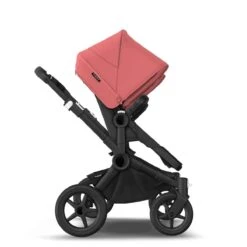 Bugaboo Donkey 5 Twin Black - Midnight Black - Sunrise Red -Babyproducten Verkoopwinkel bugboo donkey 5 twin black midnight black sunrise red 4