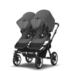 Bugaboo Donkey 5 Twin Graphite - Grey Melange - Grey Melange 4 Bugaboo Donkey 5 Twin Graphite - Grey Melange - Grey Melange -Babyproducten Verkoopwinkel bugboo donkey 5 twin graphite grey melange grey melange 5
