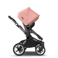 Bugaboo Donkey 5 Twin Graphite - Grey Melange - Morning Pink -Babyproducten Verkoopwinkel bugboo donkey 5 twin graphite grey melange morning pink 3