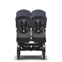 Bugaboo Donkey 5 Twin Graphite - Grey Melange - Stormy Blue -Babyproducten Verkoopwinkel bugboo donkey 5 twin graphite grey melange stormy blue 2