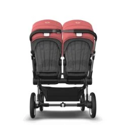 Bugaboo Donkey 5 Twin Graphite - Grey Melange - Sunrise Red 10 Bugaboo Donkey 5 Twin Graphite - Grey Melange - Sunrise Red -Babyproducten Verkoopwinkel bugboo donkey 5 twin graphite grey melange sunrise red 2