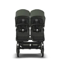 Bugaboo Donkey 5 Twin Graphite - Midnight Black - Forest Green -Babyproducten Verkoopwinkel bugboo donkey 5 twin graphite midnight black forest green 1
