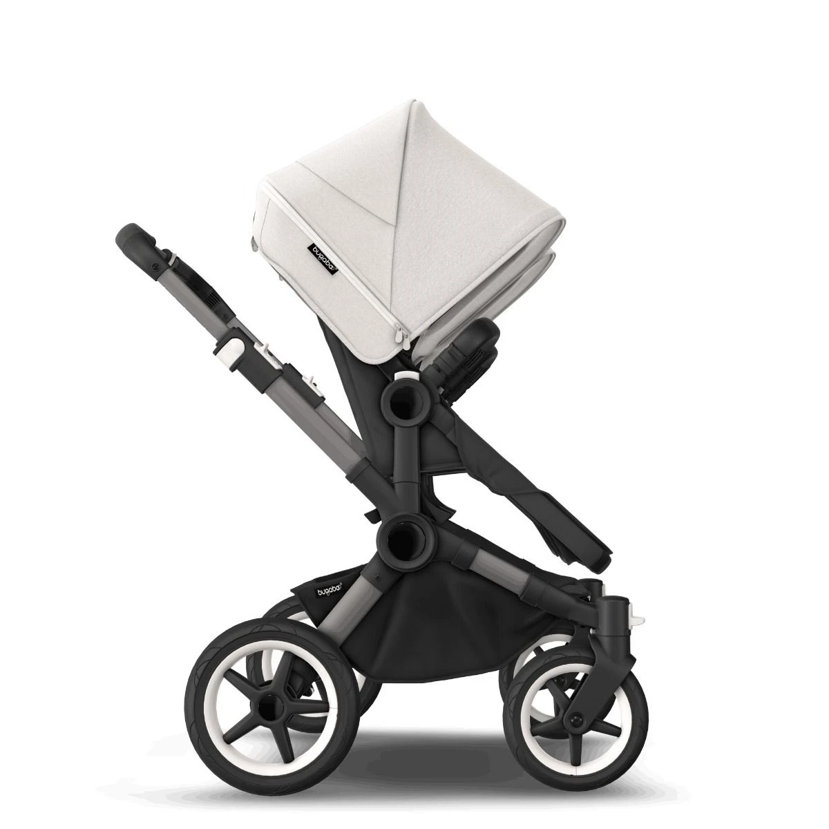 Bugaboo Donkey 5 Twin Graphite - Midnight Black - Misty White Bugaboo Donkey 5 Twin Graphite - Midnight Black - Misty White -Babyproducten Verkoopwinkel bugboo donkey 5 twin graphite midnight black misty white 3