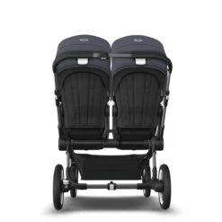 Bugaboo Donkey 5 Twin Graphite - Midnight Black - Stormy Blue -Babyproducten Verkoopwinkel bugboo donkey 5 twin graphite midnight black stormy blue 3