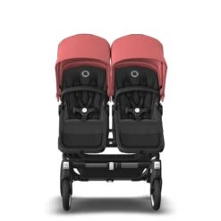 Bugaboo Donkey 5 Twin Graphite - Midnight Black - Sunrise Red 7 Bugaboo Donkey 5 Twin Graphite - Midnight Black - Sunrise Red -Babyproducten Verkoopwinkel bugboo donkey 5 twin graphite midnight black sunrise red 5