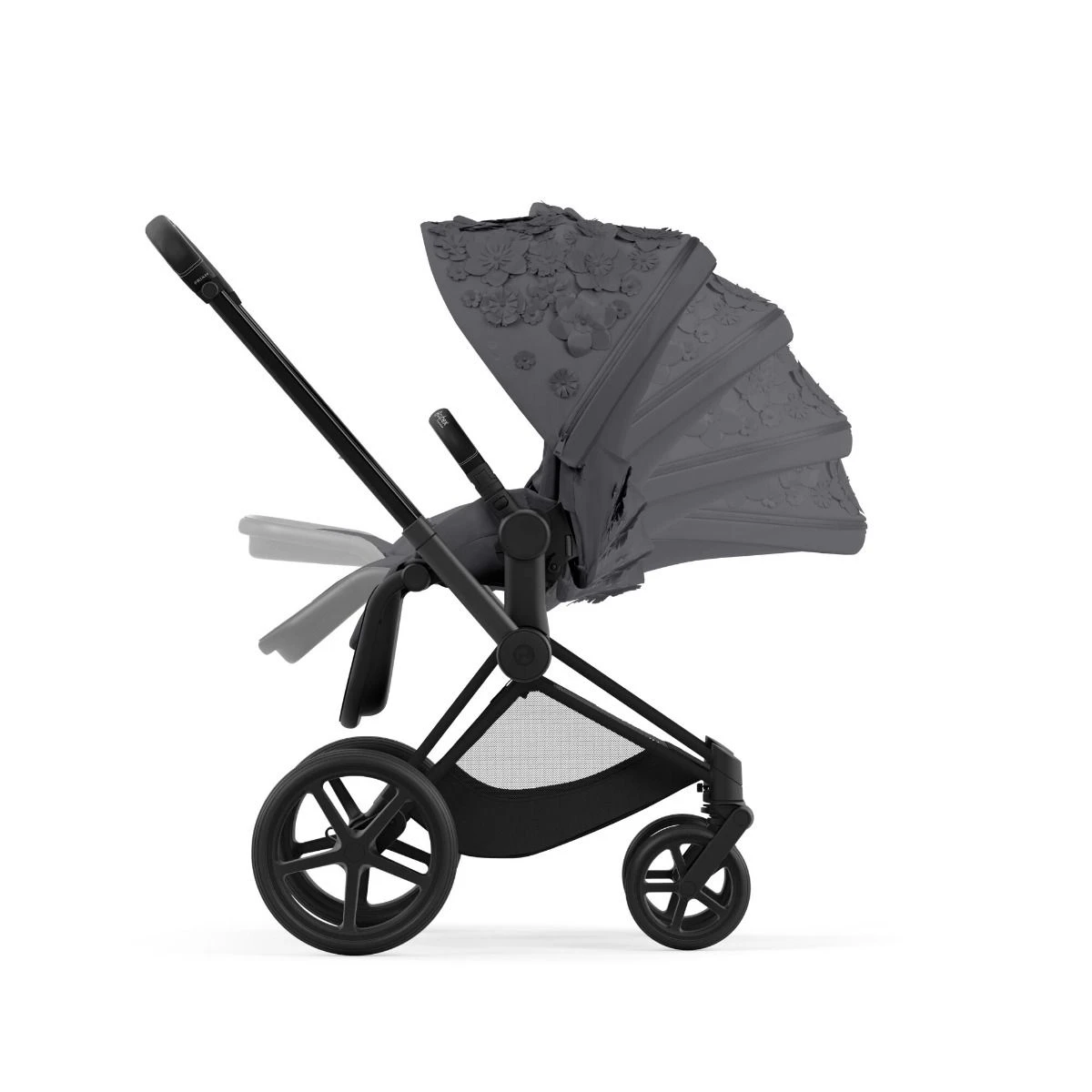Cybex Priam 4 Simply Flowers Dream Grey Compleet -Babyproducten Verkoopwinkel