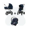 Cybex Balios S Lux Travelsystem Ocean Blue - Silver Frame 2023 Met Aton S2
