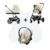 Cybex Balios S Lux Travelsystem Seashell Beige - Taupe Frame 2023 Met Aton S2