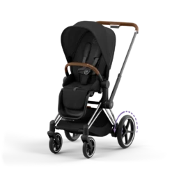 Cybex E-Priam Compleet 4 Cybex E-Priam Compleet -Babyproducten Verkoopwinkel cybex e priam frame chrome brown sepia black 4