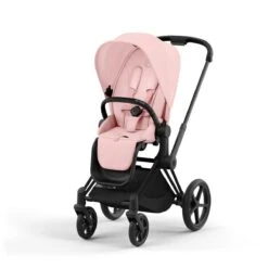 Cybex Priam 4 Travelsystem Peach Pink 3 Cybex Priam 4 Travelsystem Peach Pink -Babyproducten Verkoopwinkel cybex priam frame matt black peach pink 8 1