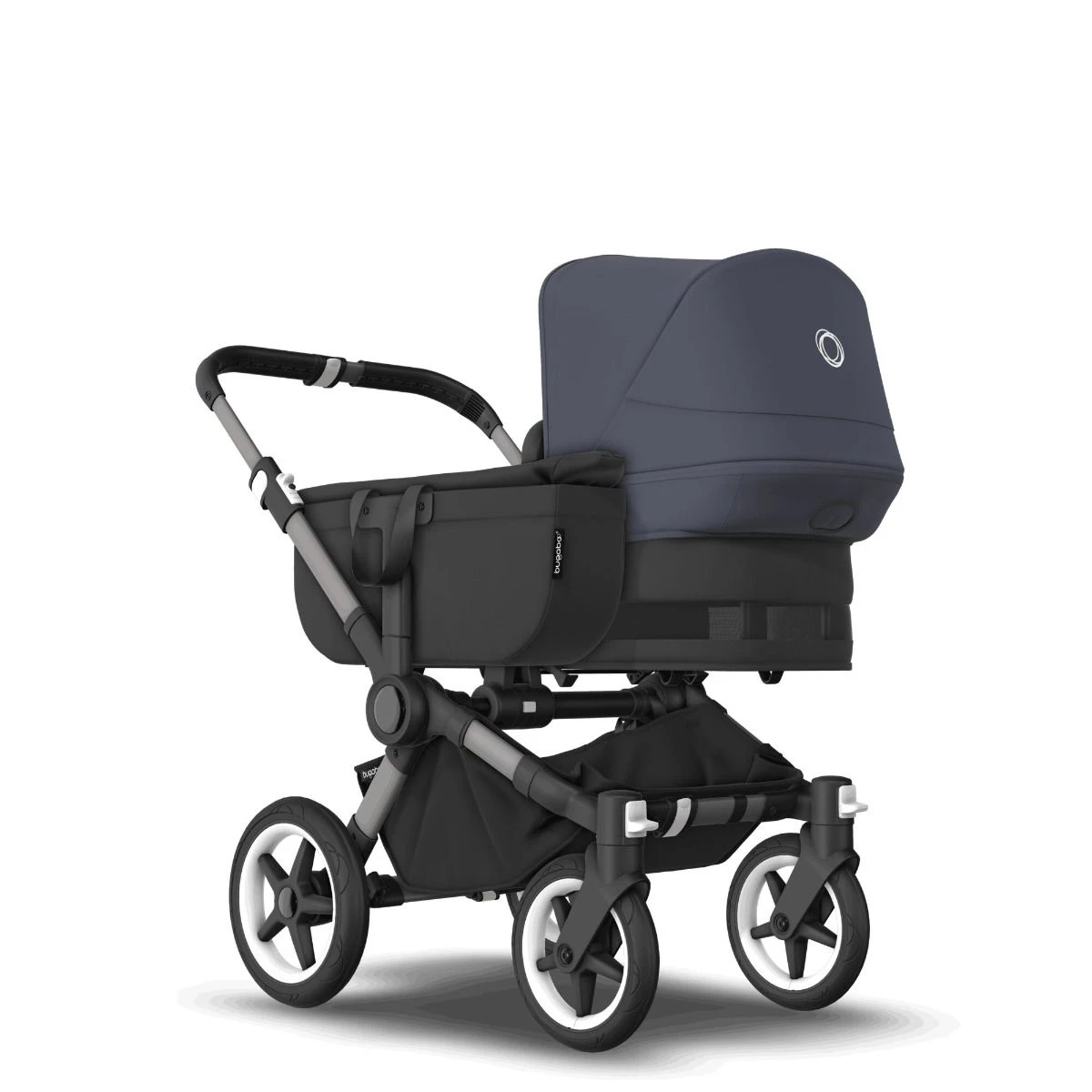 Bugaboo Donkey 5 Mono Mix and Match Bugaboo Donkey 5 Mono Mix And Match -Babyproducten Verkoopwinkel donkey 5 mono graphite midnight black stormy blue side