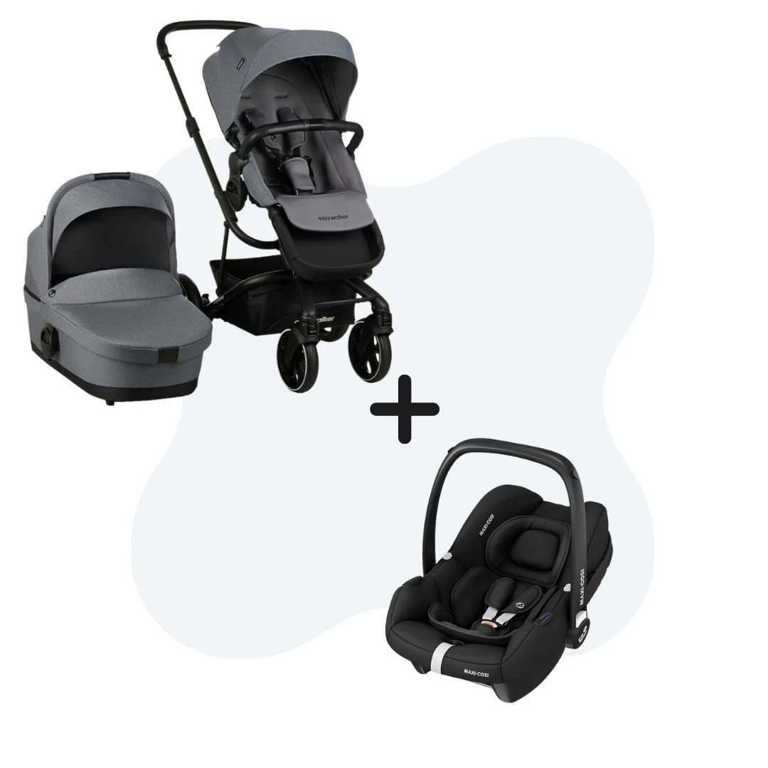Easywalker Harvey 3 Fossil Grey + Maxi-Cosi Cabriofix I-Size Essential Black -Babyproducten Verkoopwinkel easywalker harvey3 pakketdeal fossil grey maxi cosi cabriofix i size essential black