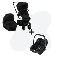 Easywalker Harvey 3 Shadow Black + Maxi-Cosi Cabriofix I-Size Essential Black