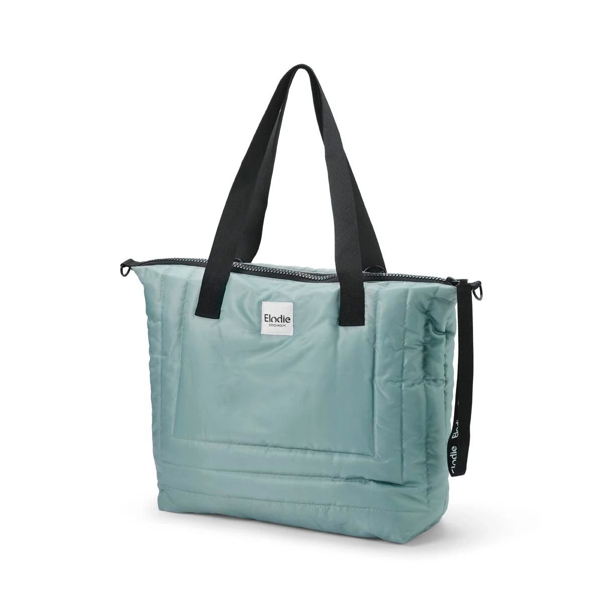 Elodie Luiertas Quilted Pebble Green Elodie Details Elodie Luiertas Quilted Pebble Green -Babyproducten Verkoopwinkel elodie details changing bag luiertas soft shell pebble green