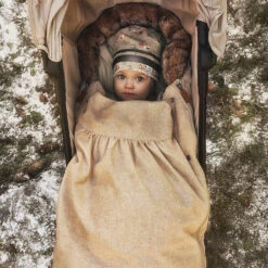 Elodie Details ElodieWollen Voetenzak -Babyproducten Verkoopwinkel elodie details wollen voetenzak wool footmuff pure khaki 6