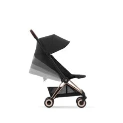 Cybex Coya Frame Chrome Rosegold -Babyproducten Verkoopwinkel ex coya rose gold sepia black 19