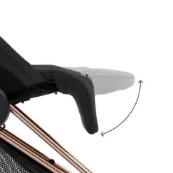Cybex Coya Frame Chrome Rosegold -Babyproducten Verkoopwinkel ex coya rose gold sepia black 20