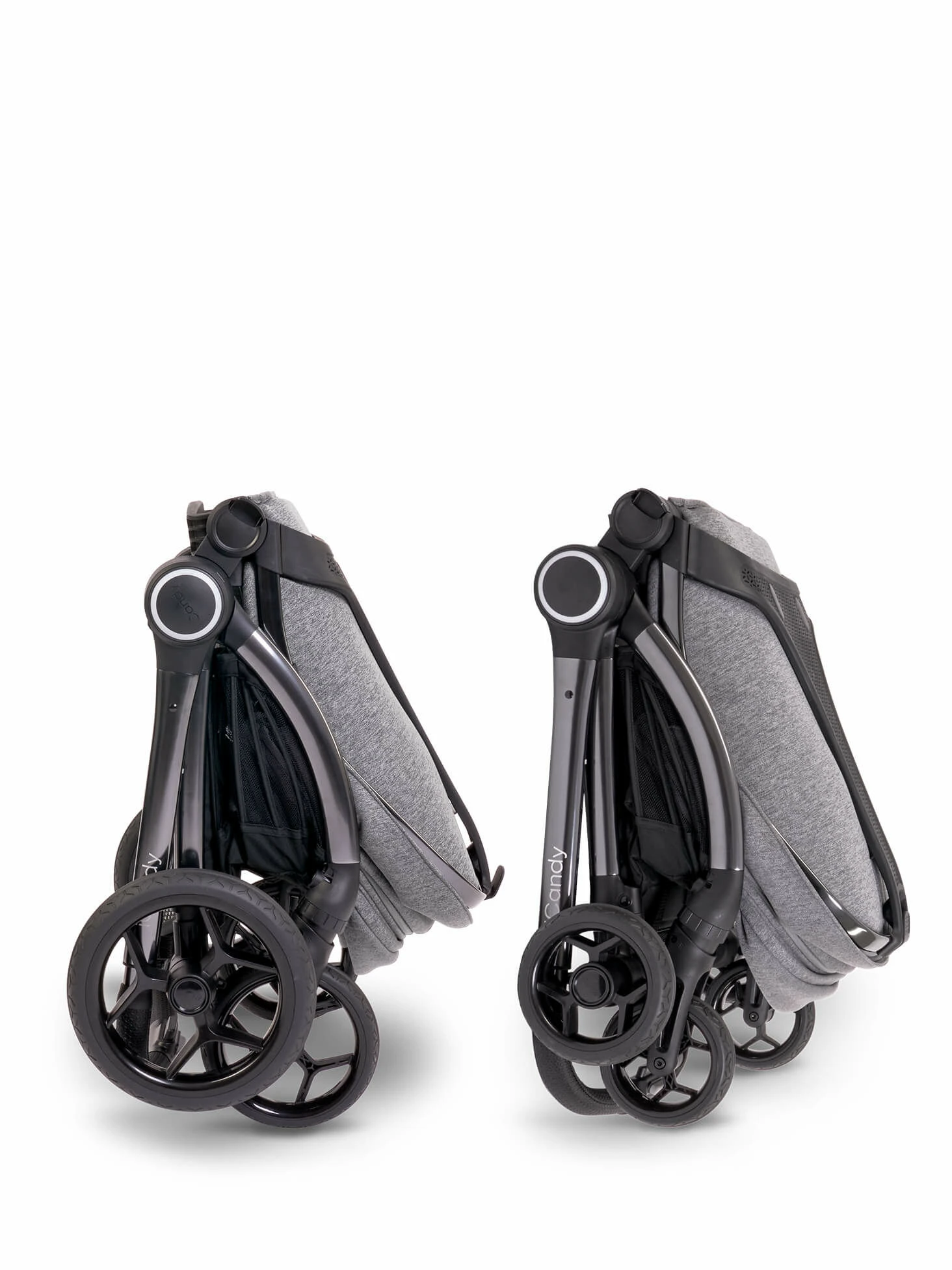 iCandy Core Light Grey ICandy Core Light Grey -Babyproducten Verkoopwinkel image 11 supporting icandy core light grey phantom profile folded chassis 2