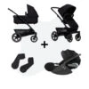 Joolz Geo 3 Brilliant Black + Adapters + Cybex Cloud T