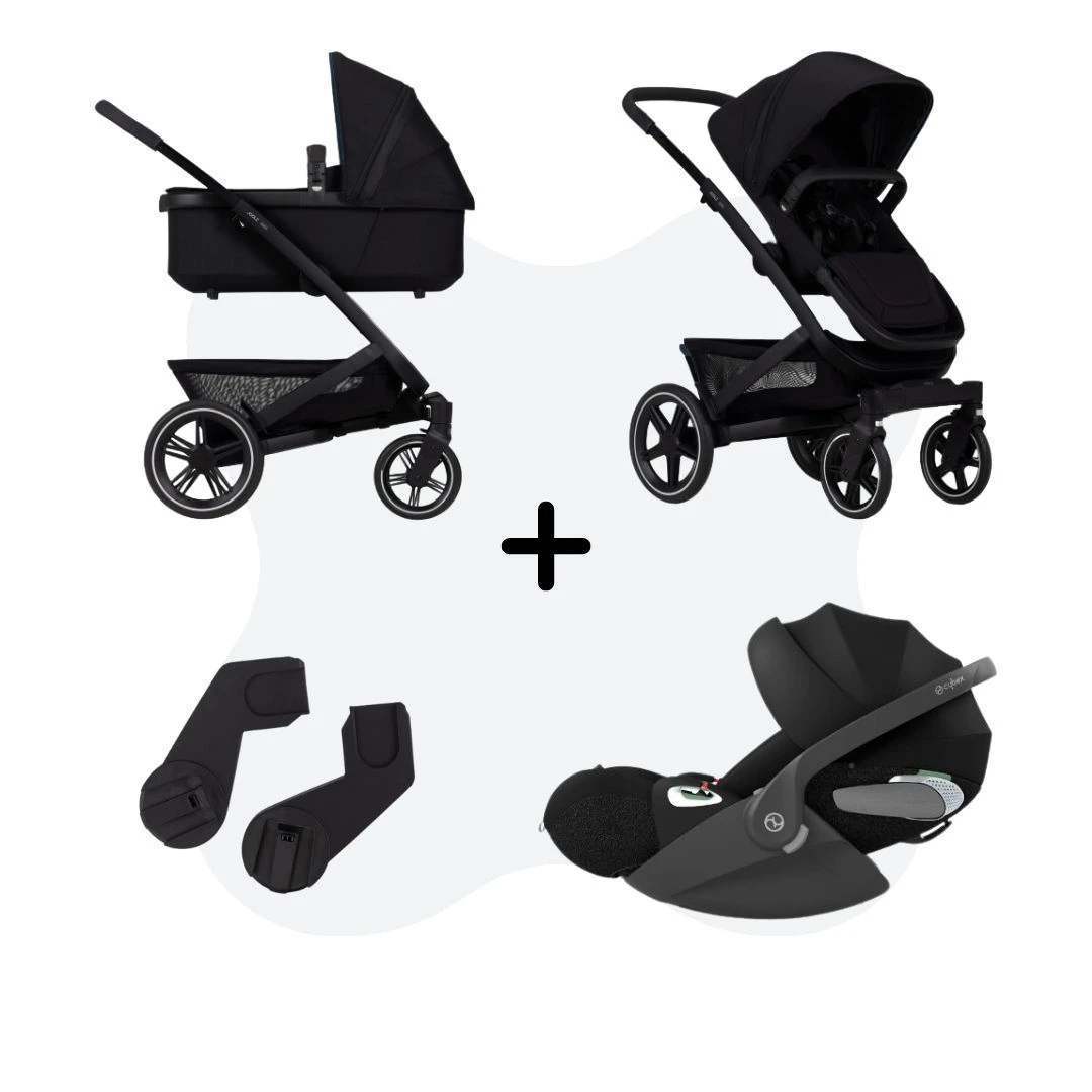 Joolz Geo 3 Brilliant Black + Adapters + Cybex Cloud T Joolz Geo 3 Brilliant Black + Adapters + Cybex Cloud T -Babyproducten Verkoopwinkel joolz geo3 pakketdeal brilliant black cybex cloudt