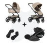 Joolz Geo 3 Timeless Taupe + Adapters + Cybex Cloud T