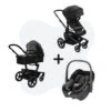 Joolz Day + Brilliant Black + Maxi-Cosi Pebble 360 I-Size Essential Black