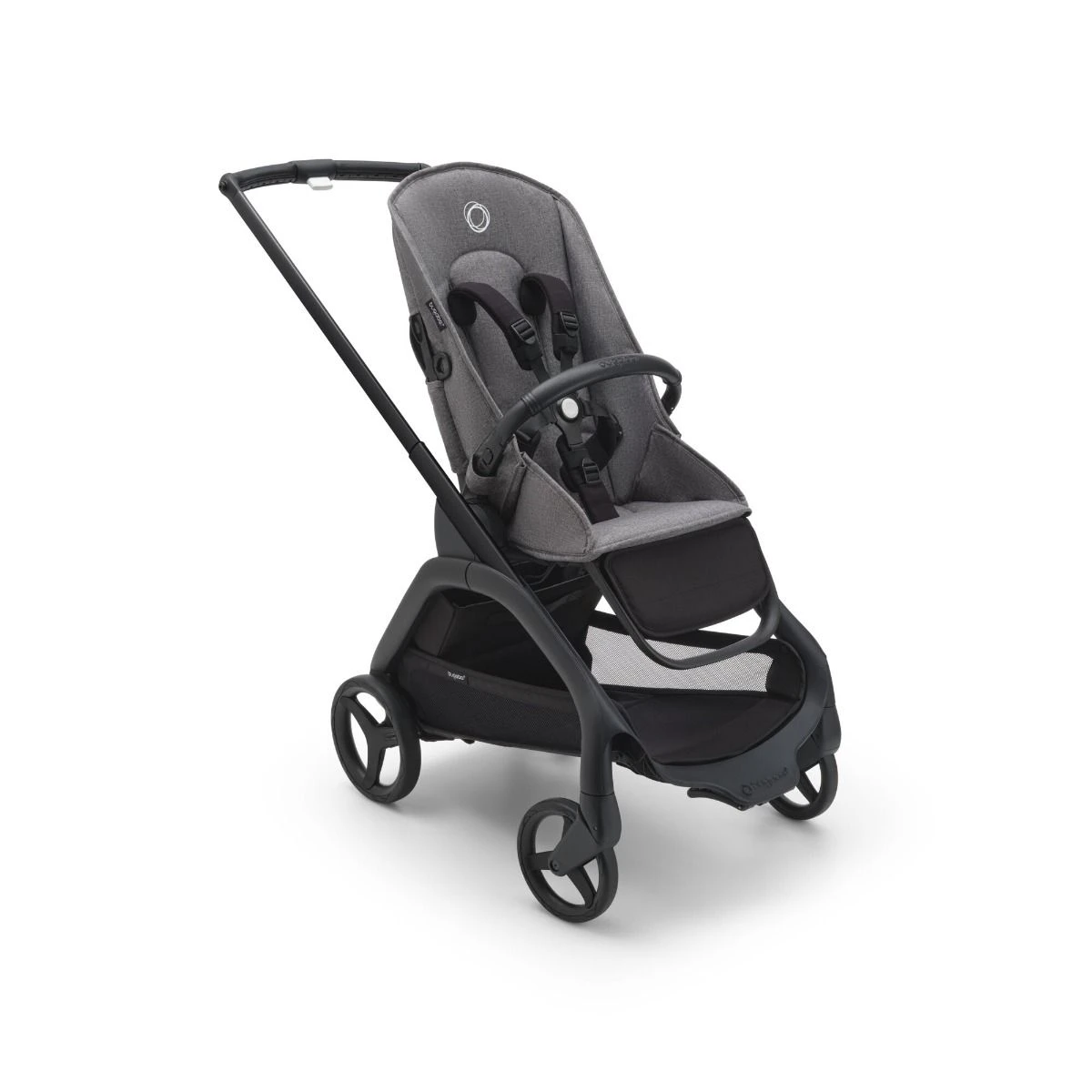 Bugaboo Dragonfly Base Black - Grey Melange Bugaboo Dragonfly Base Black - Grey Melange -Babyproducten Verkoopwinkel large jpg 100047023 dragonfly black grey melange base