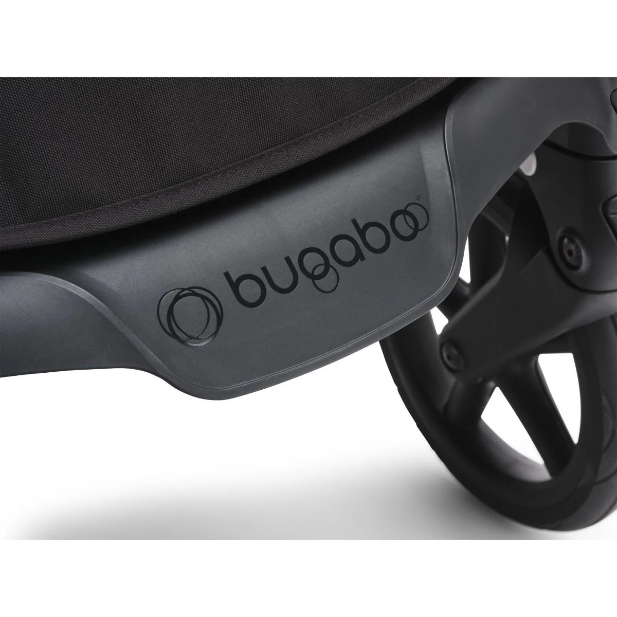Bugaboo Fox 5 Graphite - Midnight Black - Midnight Black Bugaboo Fox 5 Graphite - Midnight Black - Midnight Black -Babyproducten Verkoopwinkel large jpg 100192002 fox5 gra self stand engraved logo detail 1