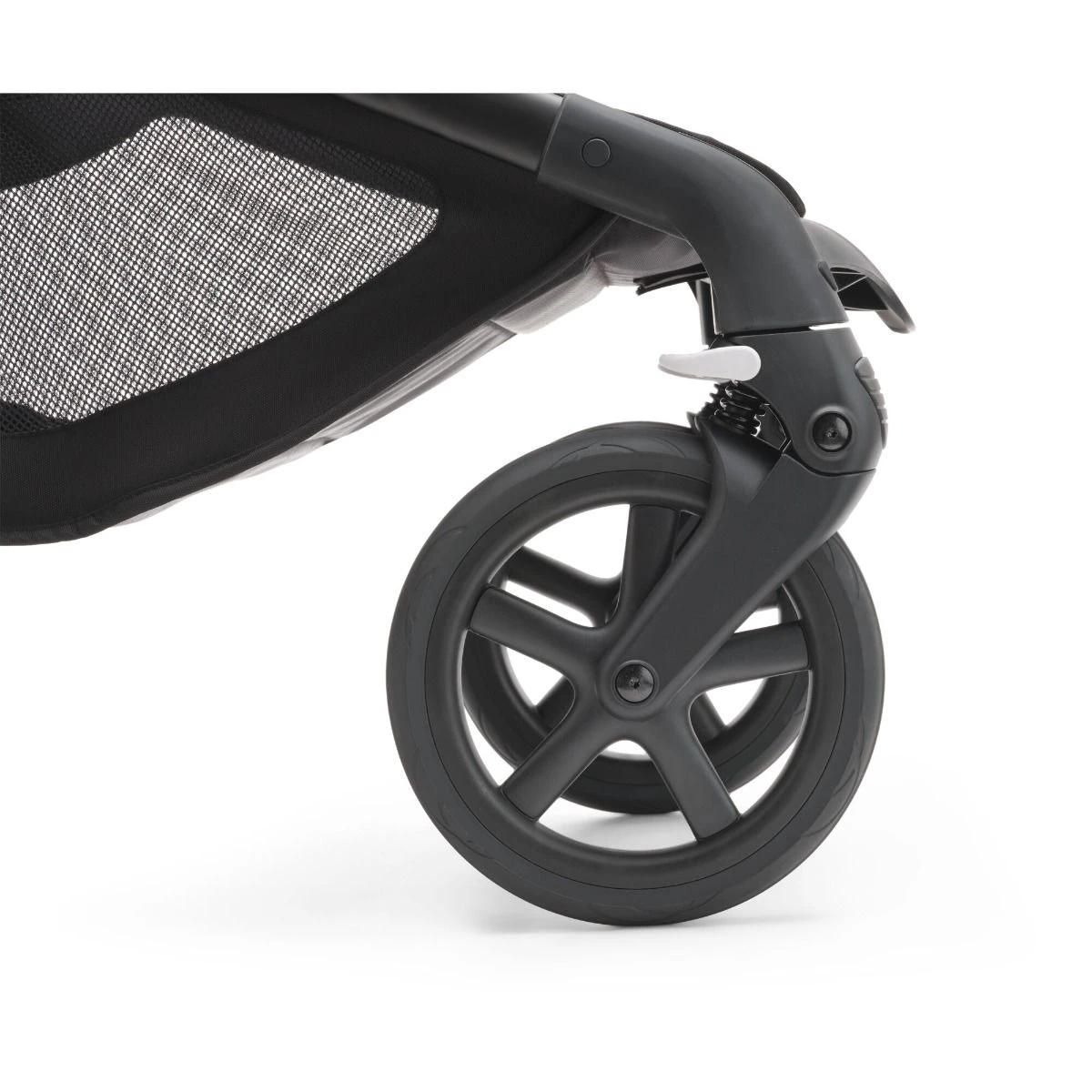 Bugaboo Fox 5 Graphite - Midnight Black - Midnight Black Bugaboo Fox 5 Graphite - Midnight Black - Midnight Black -Babyproducten Verkoopwinkel large jpg 100194001 fox5 black wheels detail b 1