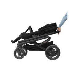 Maxi-Cosi Lila XP Plus -Babyproducten Verkoopwinkel maxi cosi lila xp plus essential black ingeklapt