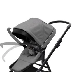 Thule Sleek Compleet -Babyproducten Verkoopwinkel thule sleek grey melange on black compleet 4