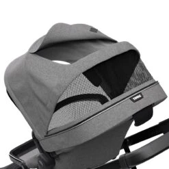 Thule Sleek Compleet -Babyproducten Verkoopwinkel thule sleek grey melange on black compleet 5