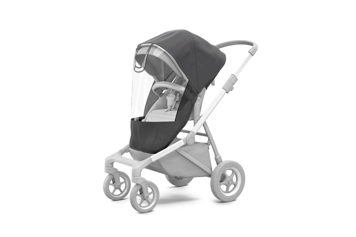 Thule Sleek Tweede Zitje Thule Sleek Tweede Zitje -Babyproducten Verkoopwinkel thule sleek tweede zitje grey melange 5