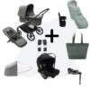 Bugaboo Fox 5 Newborn Bundel Black - Forest Green