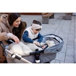 Voksi Explorer -Babyproducten Verkoopwinkel voksi voetenzak kinderwagen buggy explorer seashell sands wings 5 1
